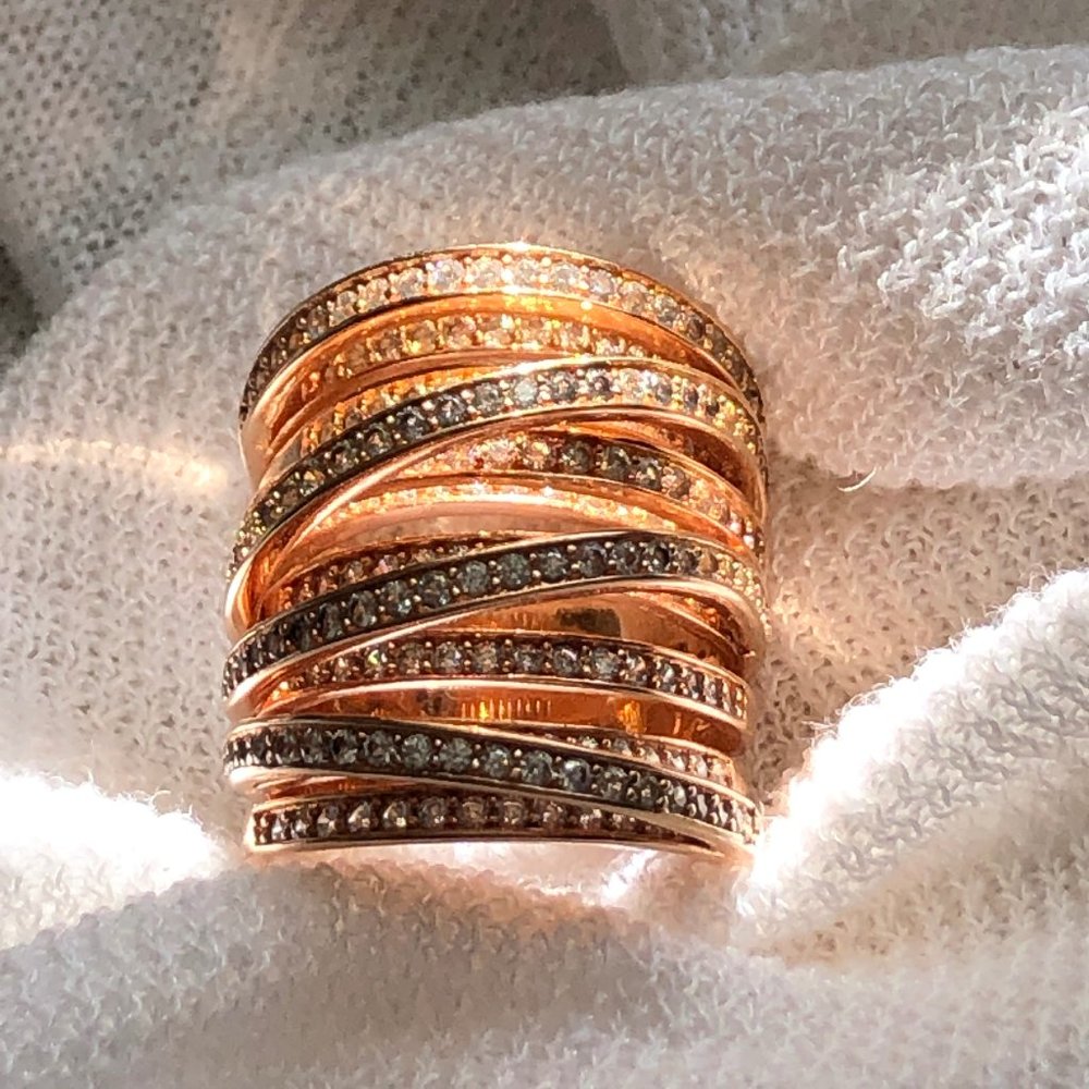 Crystal Crossover Ring - image 1